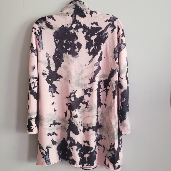 Zadig & Voltaire Cashmere Wool Oversized Tie Dye Rona Cardigan - Picture 2 of 11